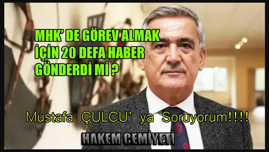 TFF BAŞKANINA 20 DEFA HABER GÖNDERDİ Mİ?